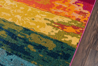 Momeni Casa CAS17 Multi Area Rug Detail Shot