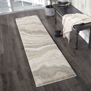 Orian Rugs Super Shag Cascade Ivory Area Rug Lifestyle Image