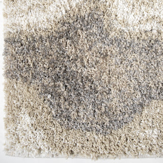 Orian Rugs Super Shag Cascade Ivory Area Rug Close up
