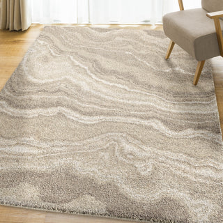Orian Rugs Super Shag Cascade Ivory Area Rug Lifestyle Image Feature