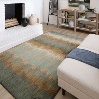 Karastan Euphoria Cashel Abyss Blue Area Rug Main Image