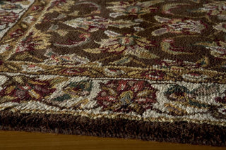 Momeni Cashmere CA-01 Brown Area Rug Corner Shot