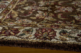 Momeni Cashmere CA-01 Brown Area Rug Closeup