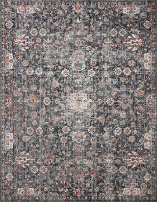 Loloi II Cassandra CSN-03 Charcoal/Rust Area Rug Main Image