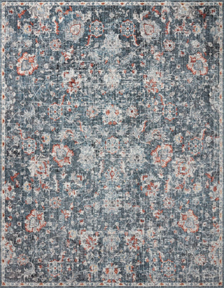 Loloi II Cassandra CSN-04 Blue/Rust Area Rug Main Image