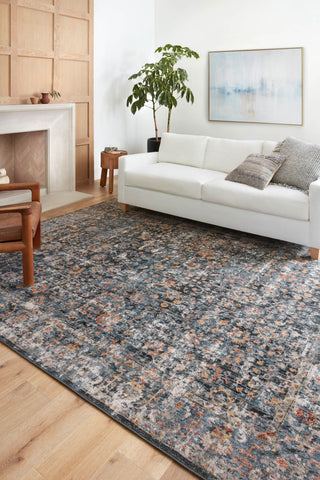 Loloi II Cassandra CSN-05 Blue/Multi Area Rug Lifestyle Image Feature