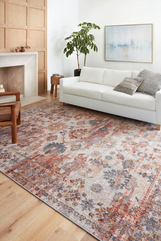 Loloi II Cassandra CSN-06 Rust/Multi Area Rug Room Scene Featured