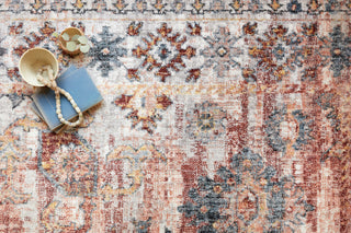 Loloi II Cassandra CSN-06 Rust/Multi Area Rug Lifestyle Image Feature