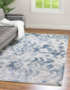 Unique Loom Caspian T-CSPN4 Blue Area Rug Rectangle Lifestyle Image