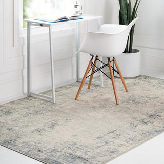 Unique Loom Caspian T-CSPN7 Gray Area Rug Rectangle Lifestyle Image Feature