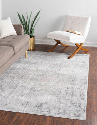 Unique Loom Caspian T-CSPN9 Gray Area Rug Rectangle Lifestyle Image