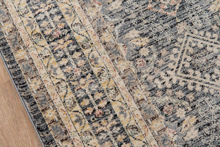 Momeni Caspian CAP-1 Grey Area Rug Close up