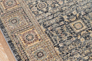 Momeni Caspian CAP-4 Grey Area Rug Close up