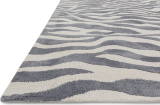 Loloi Cassidy HCD03 Ivory / Grey Area Rug Corner Shot