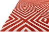 Loloi Cassidy HCD05 Rust Area Rug Corner Shot