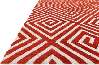 Loloi Cassidy HCD05 Rust Area Rug Corner Shot