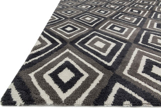 Loloi Cassidy HCD07 Grey / Charcoal Area Rug Corner Shot