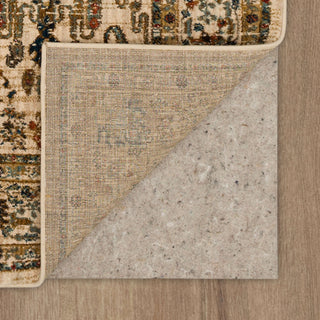 Karastan Spice Market Cassia Cream Area Rug Back Image