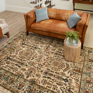 Karastan Spice Market Cassia Cream Area Rug Corner Image