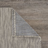 LR Resources Catalina Aquatic Gray / Navy Area Rug Backing Image