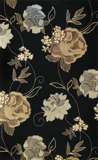 KAS Catalina 0736 Black Paradise Hand Tufted Area Rug