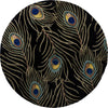 KAS Catalina 0738 Black Peacock Feathers Hand Tufted Area Rug 