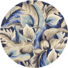 KAS Catalina 0756 Blue Calla Lillies Hand Tufted Area Rug 