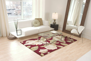 KAS Catalina 0760 Red Magnolia Area Rug Main Image Feature