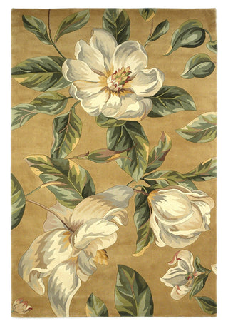 KAS Catalina 0762 Gold Magnolia Hand Tufted Area Rug