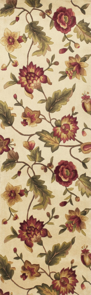 KAS Catalina 0781 Ivory Mums Hand Tufted Area Rug 