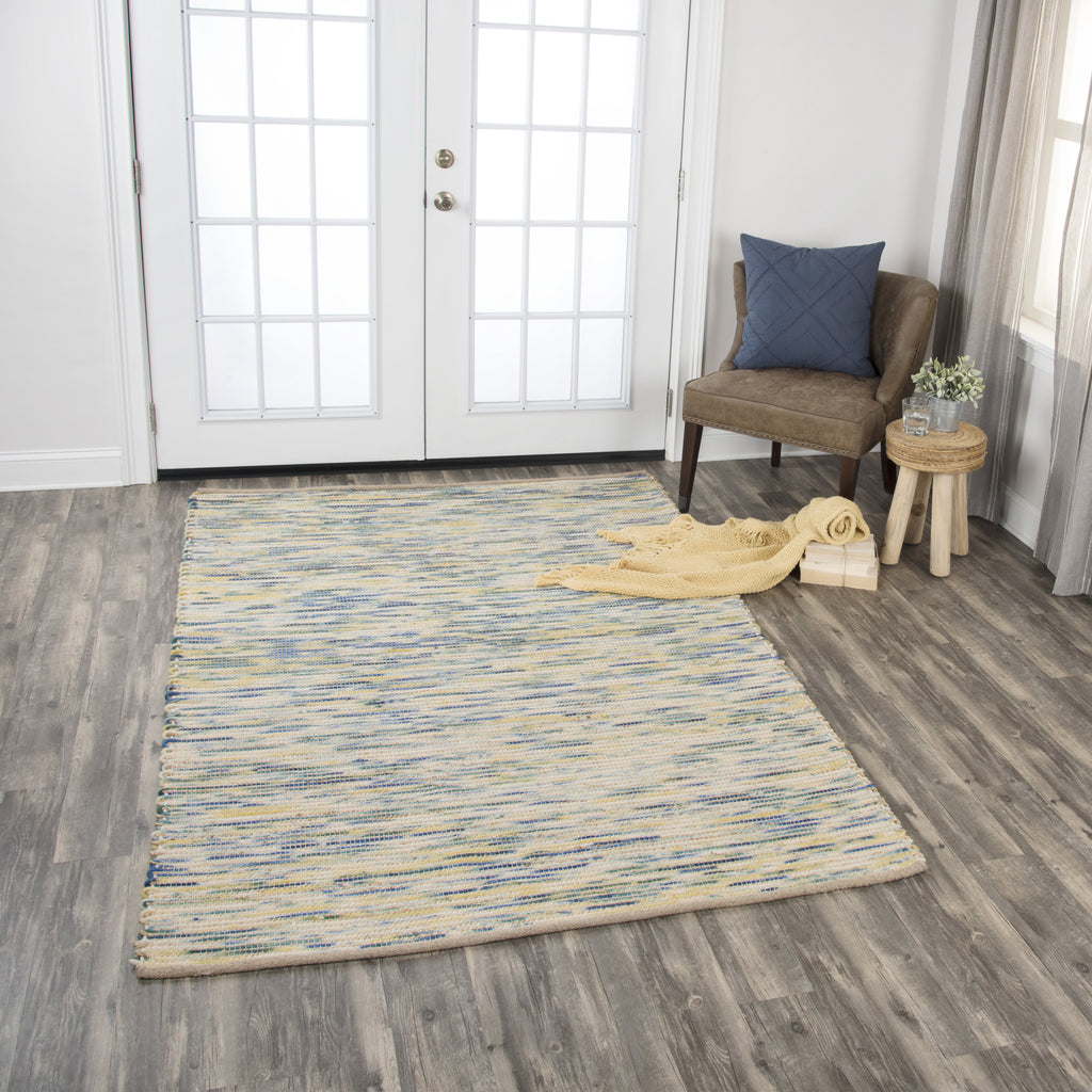 Rizzy Cavender CAV105 Blue Area Rug  Feature