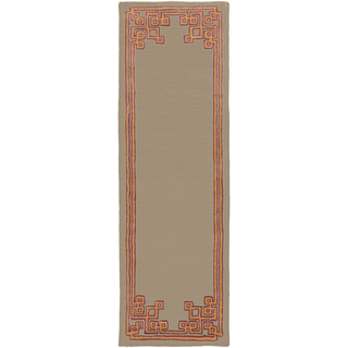 Surya Calaveras CAV-4009 Coral Area Rug by Beth Lacefield 2'6'' x 8' Runner