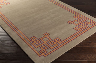 Surya Calaveras CAV-4009 Coral Hand Tufted Area Rug by Beth Lacefield 5x8 Corner
