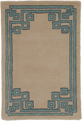 Surya Calaveras CAV-4010 Teal Area Rug by Beth Lacefield 2' x 3'