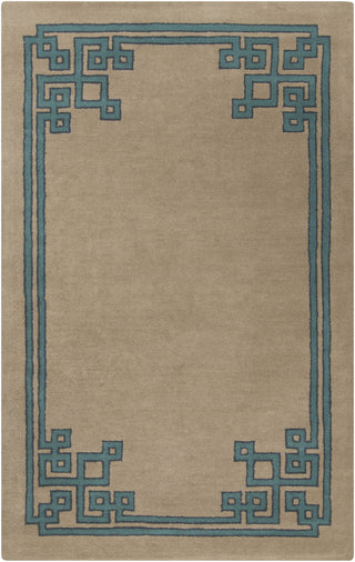 Surya Calaveras CAV-4010 Teal Area Rug by Beth Lacefield 5' x 8'