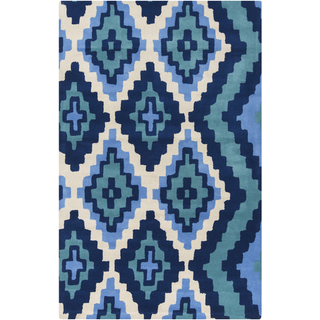 Surya Calaveras CAV-4012 Cobalt Area Rug by Beth Lacefield 5' x 8'