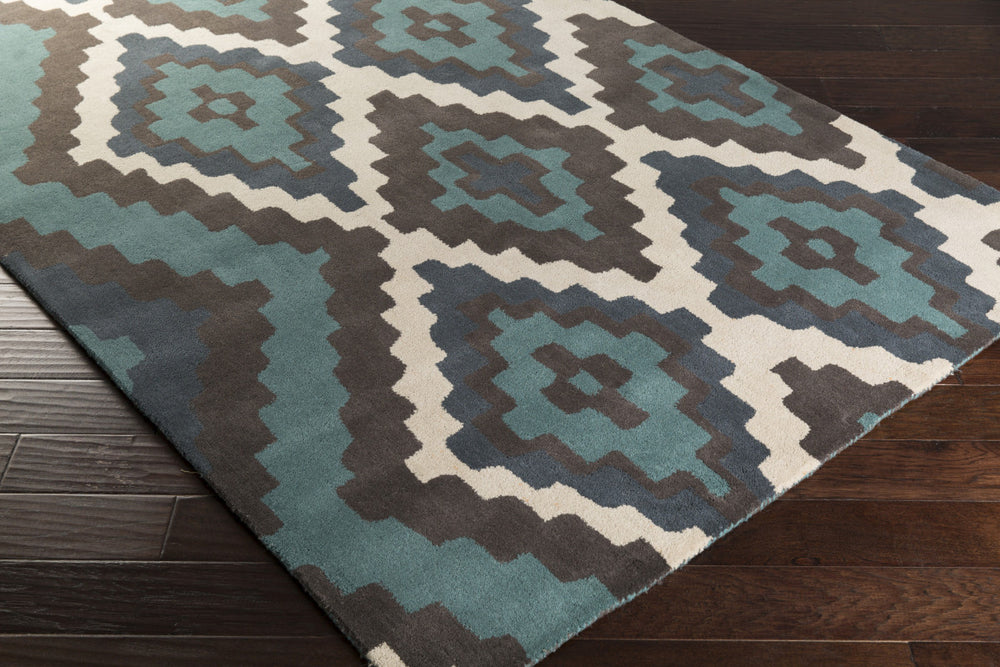 Surya Calaveras CAV-4013 Area Rug by Beth Lacefield 5x8 Corner Feature