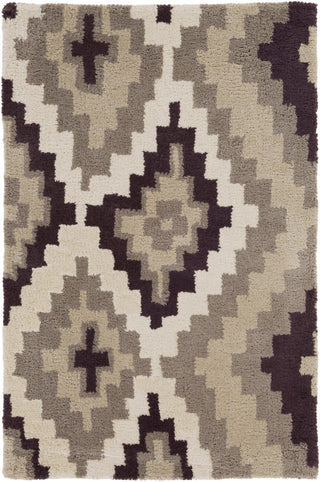 Surya Calaveras CAV-4015 Chocolate Area Rug by Beth Lacefield 