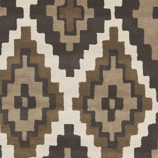 Surya Calaveras CAV-4015 Chocolate Hand Tufted Area Rug by Beth Lacefield Sample Swatch