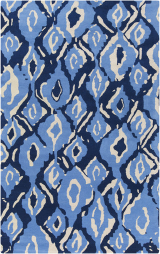 Surya Calaveras CAV-4017 Cobalt Area Rug by Beth Lacefield 