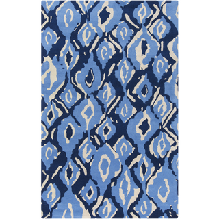 Surya Calaveras CAV-4017 Cobalt Area Rug by Beth Lacefield 5' x 8'