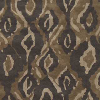 Surya Calaveras CAV-4020 Chocolate Hand Tufted Area Rug by Beth Lacefield Sample Swatch