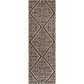 Surya Calaveras CAV-4025 Chocolate Area Rug by Beth Lacefield 2'6'' x 8' Runner