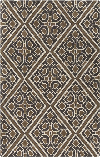 Surya Calaveras CAV-4025 Chocolate Area Rug by Beth Lacefield 