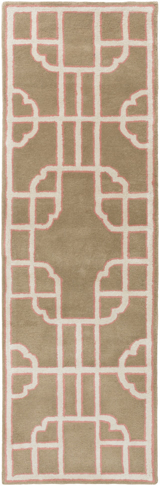 Surya Calaveras CAV-4030 Coral Area Rug by Beth Lacefield 2'6'' x 8' Runner