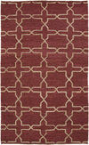 Surya Caynon CAY-7001 Burgundy Area Rug by Country Living 5' x 8'