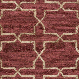 Surya Caynon CAY-7001 Burgundy Hand Knotted Area Rug by Country Living Sample Swatch