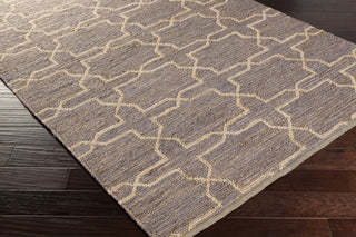 Surya Caynon CAY-7002 Taupe Hand Knotted Area Rug by Country Living 5x8 Corner