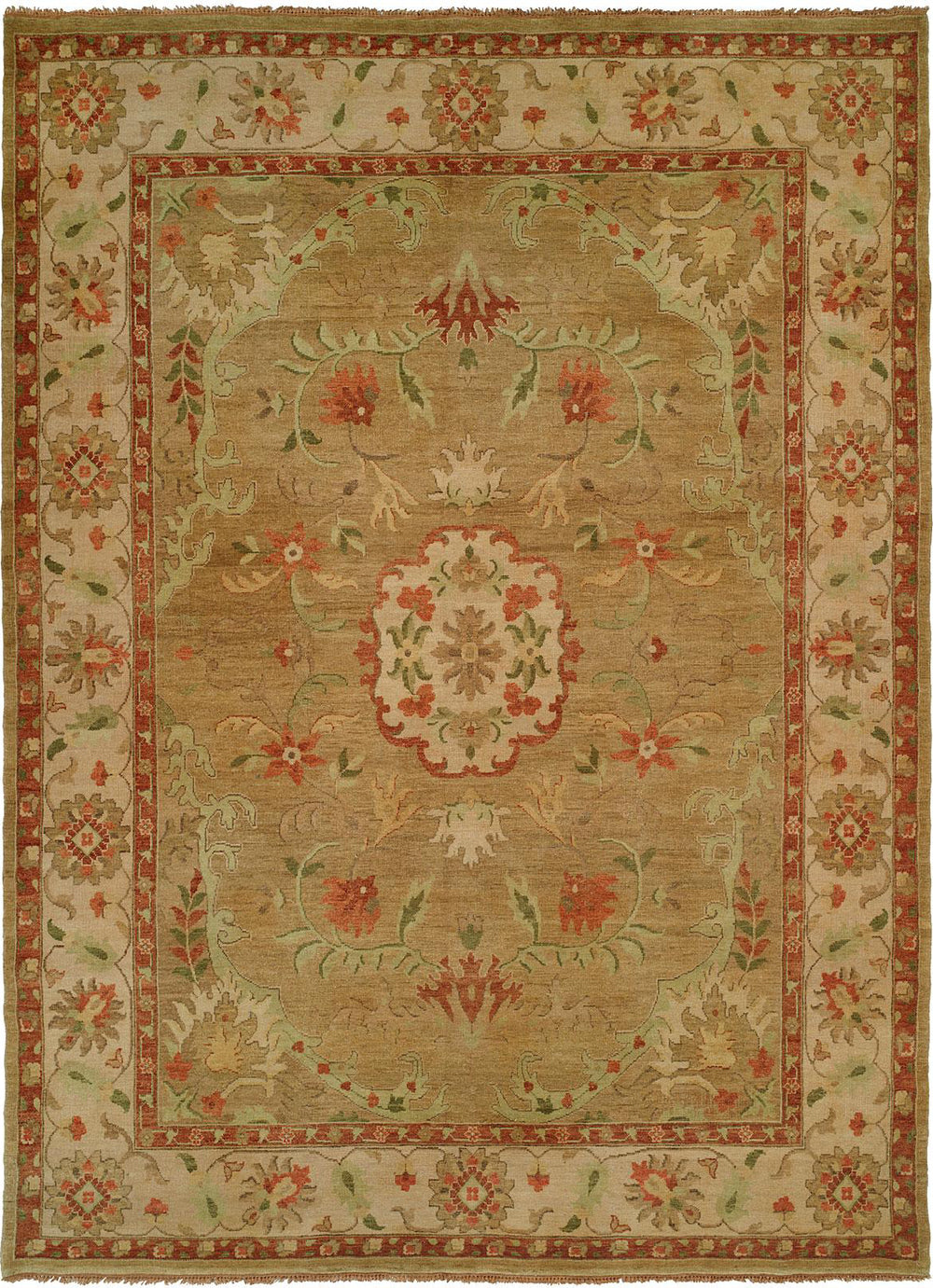Kalaty Carol Bolton CB-896 Light Gold Area Rug