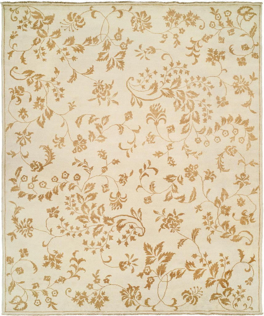Kalaty Carol Bolton CB-907 Ivory/Light Blue Area Rug main image